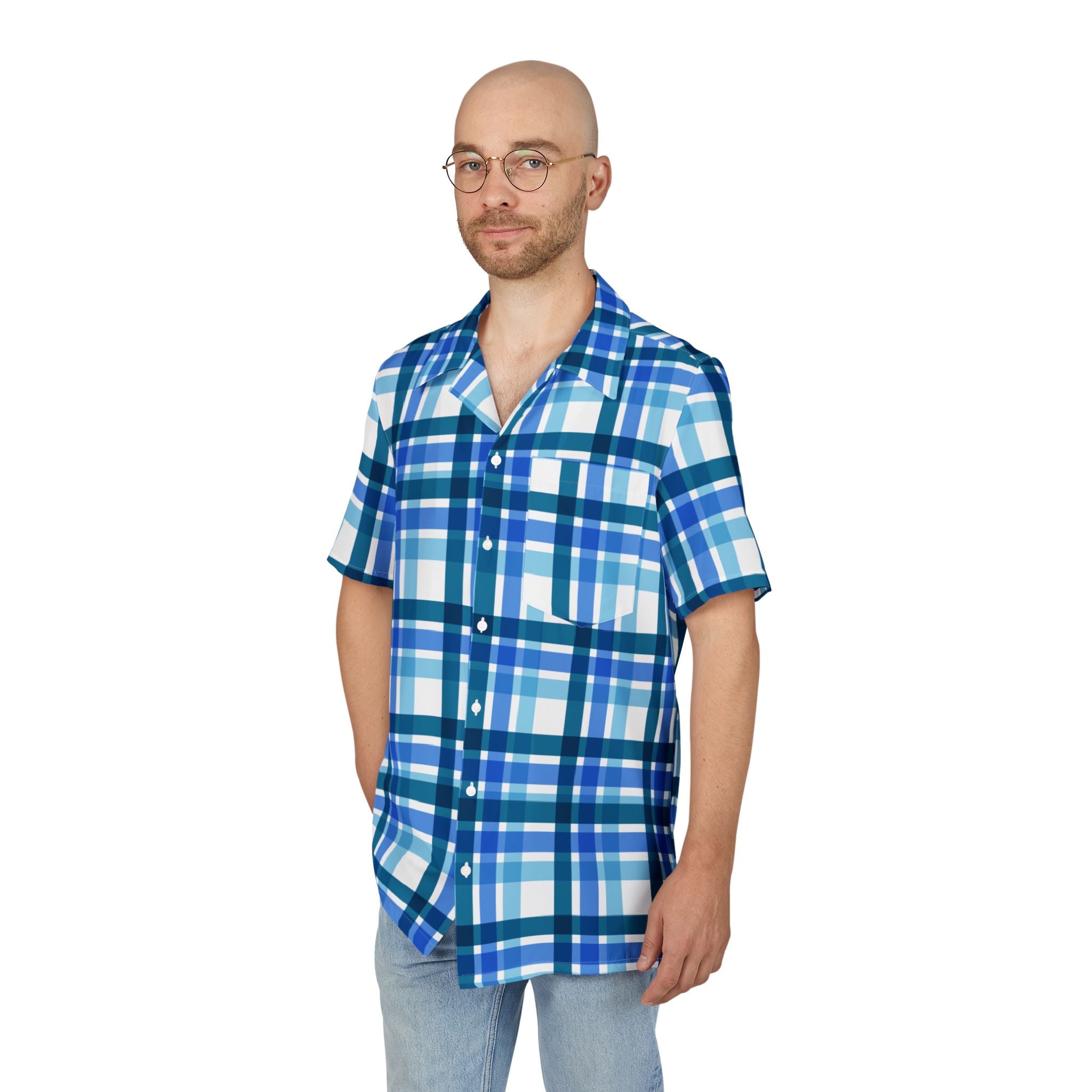 Unisex Hawaiian Button-Down Shirt (AOP)