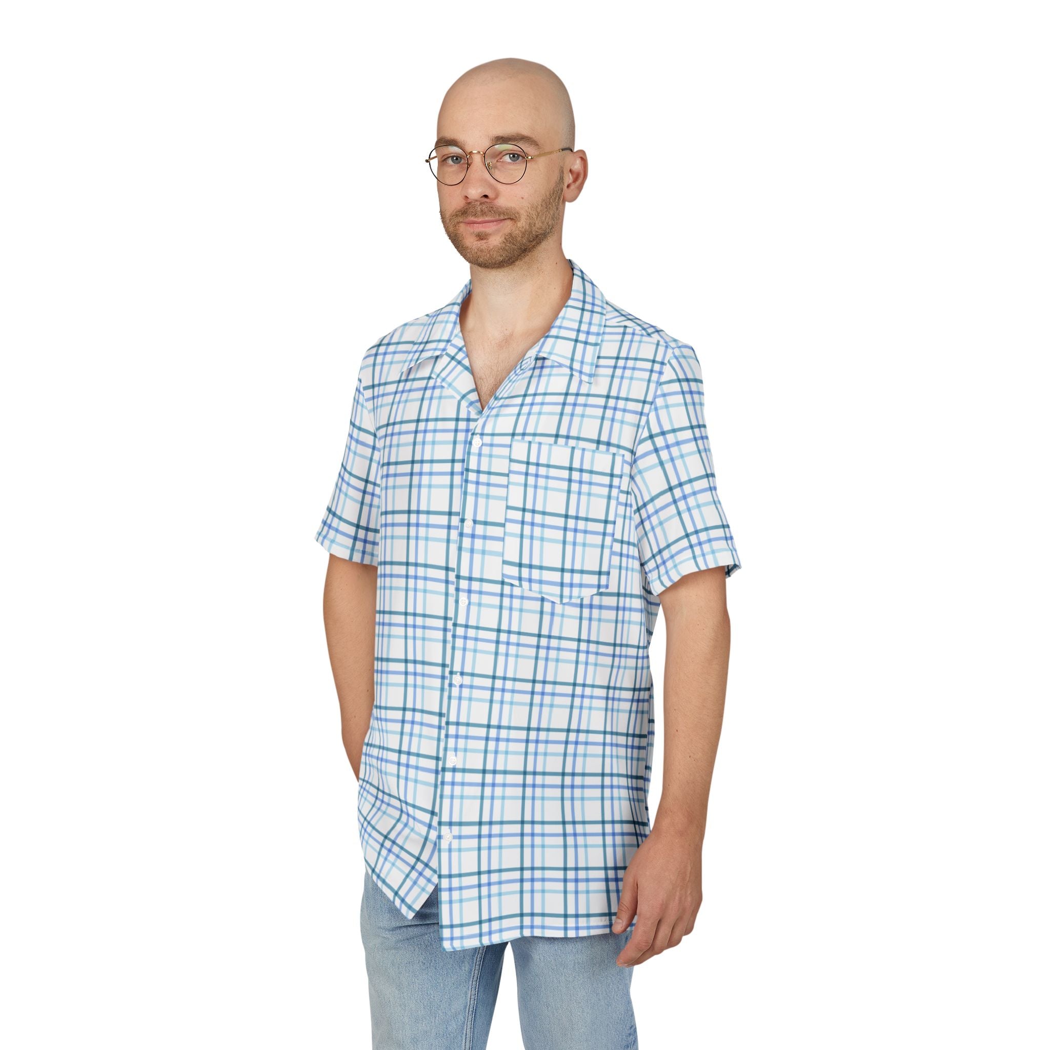 Unisex Hawaiian Button-Down Shirt (AOP)