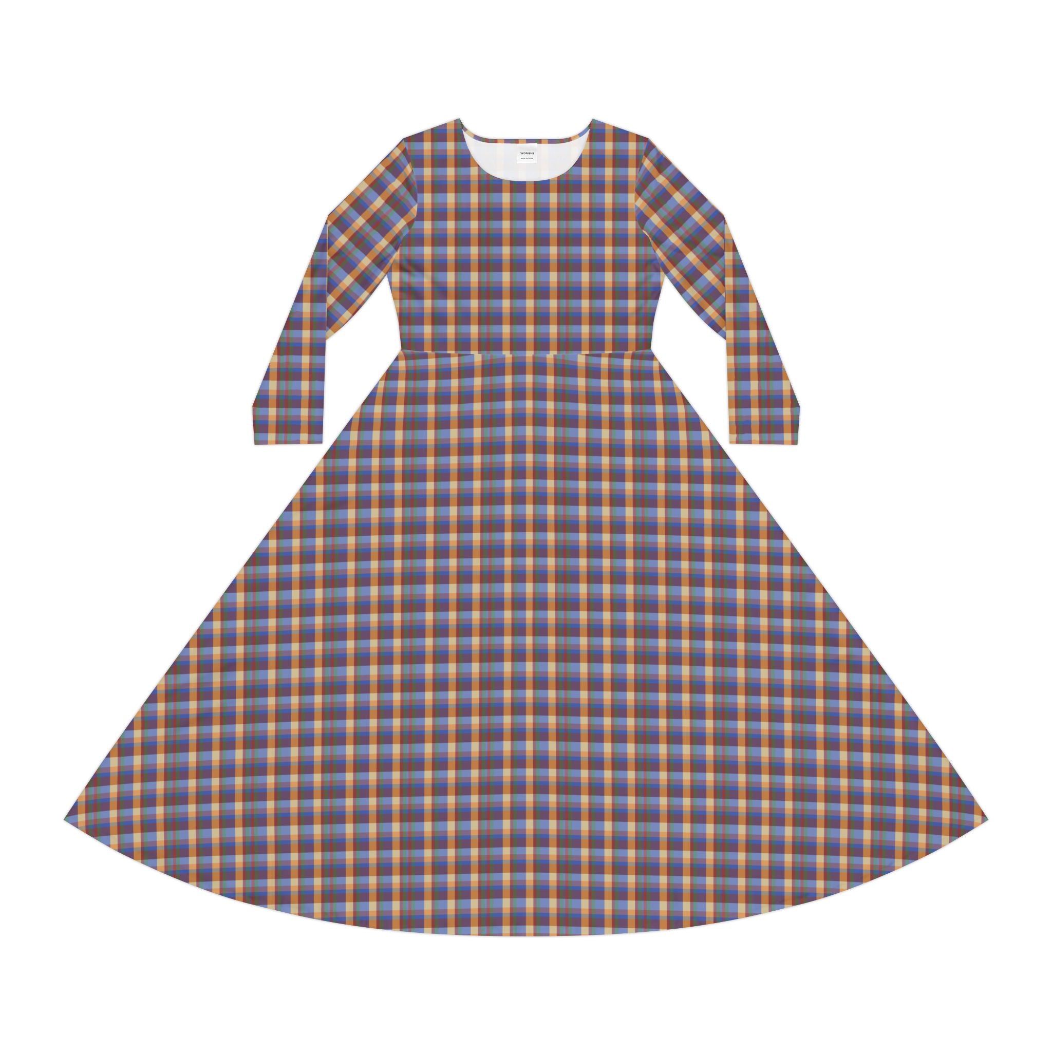 Women's Long Sleeve Dance Dress (AOP)