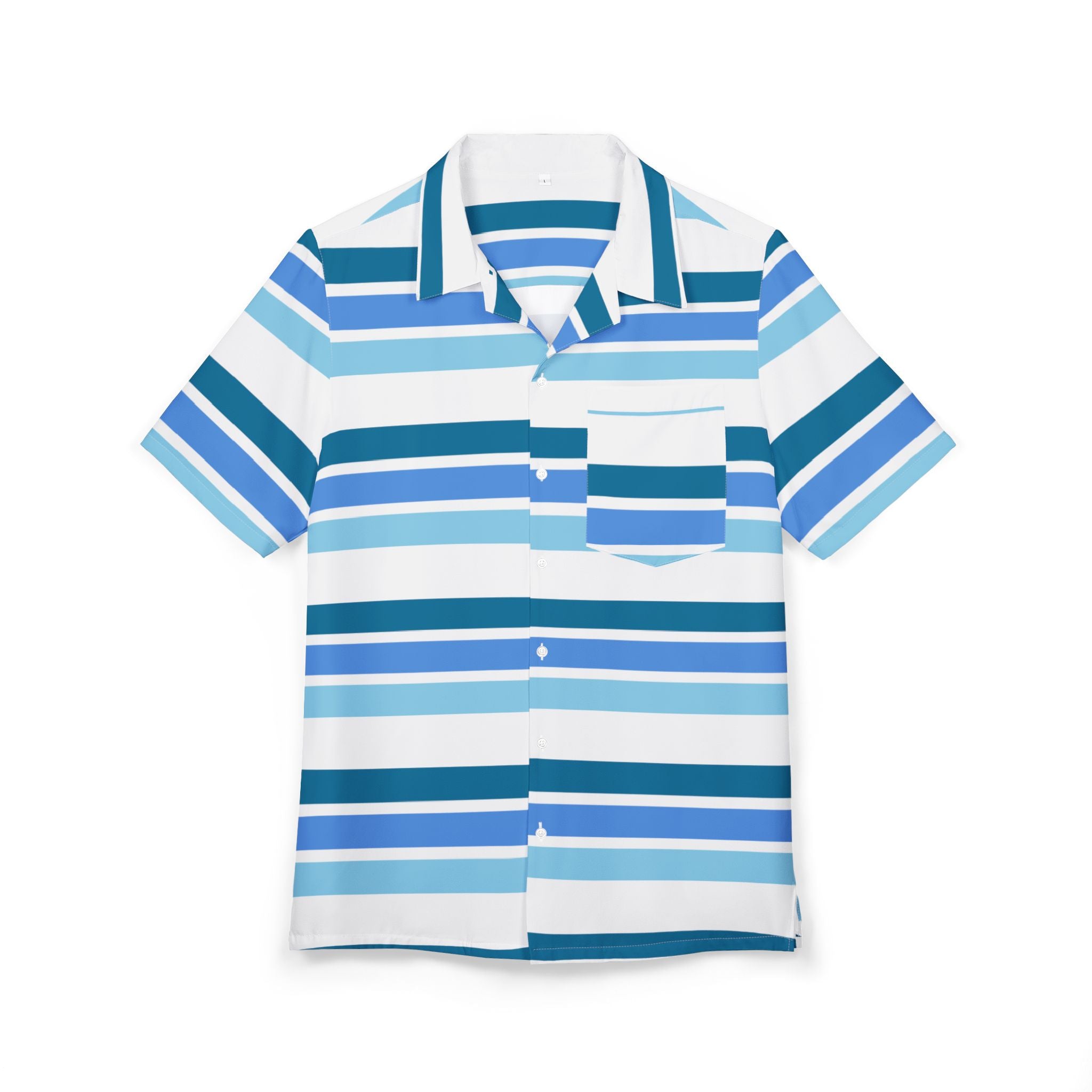 Chic Unisex Hawaiian Button-Down Shirt, Beachwear, Summer Vacation, Casual Wear, AOP Design, Tropical Style