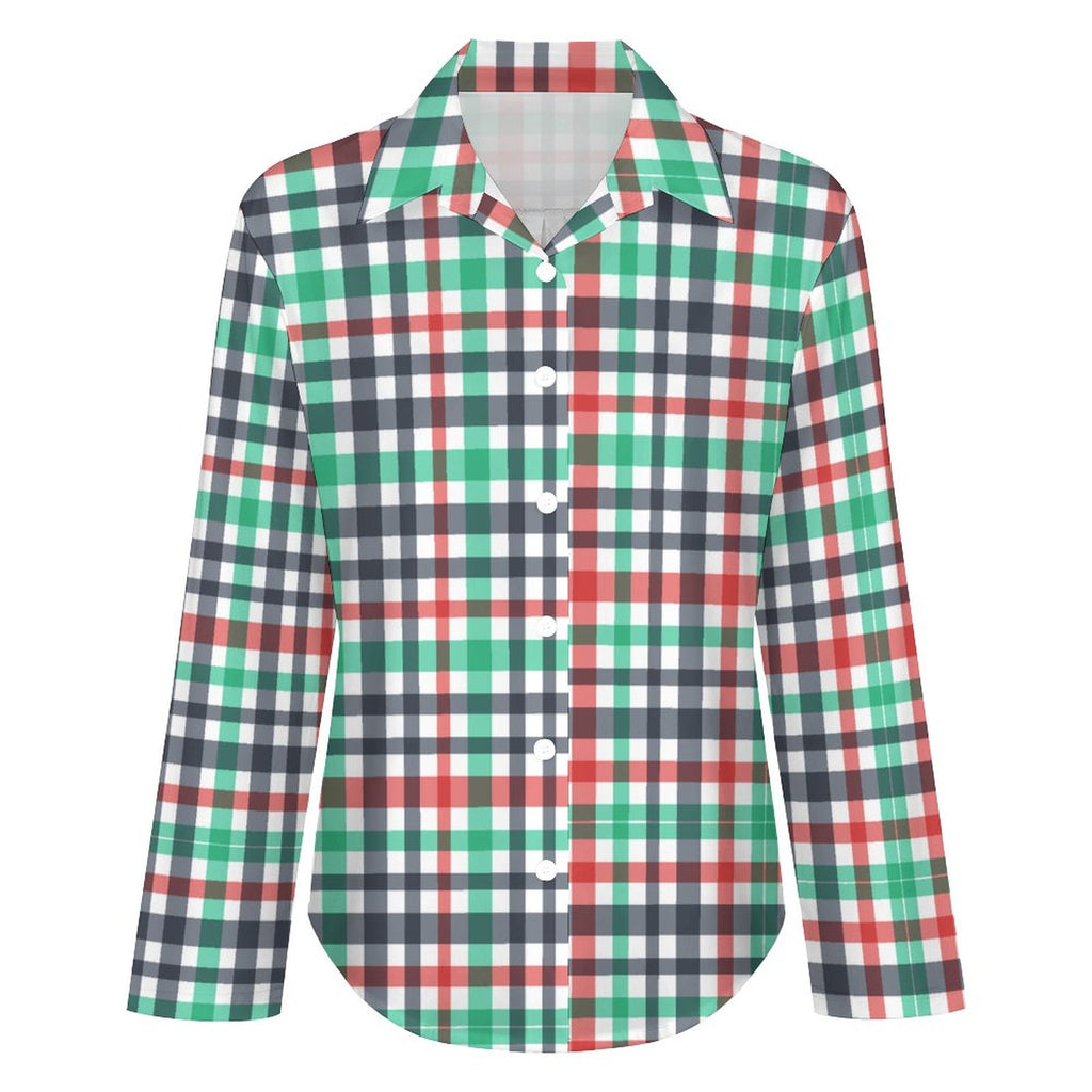 Asymmetrical Hem Shirt B648(All-Over Printing)