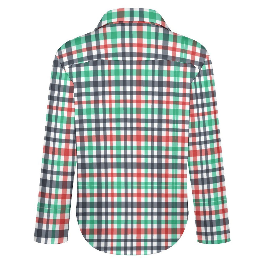 Asymmetrical Hem Shirt B648(All-Over Printing)