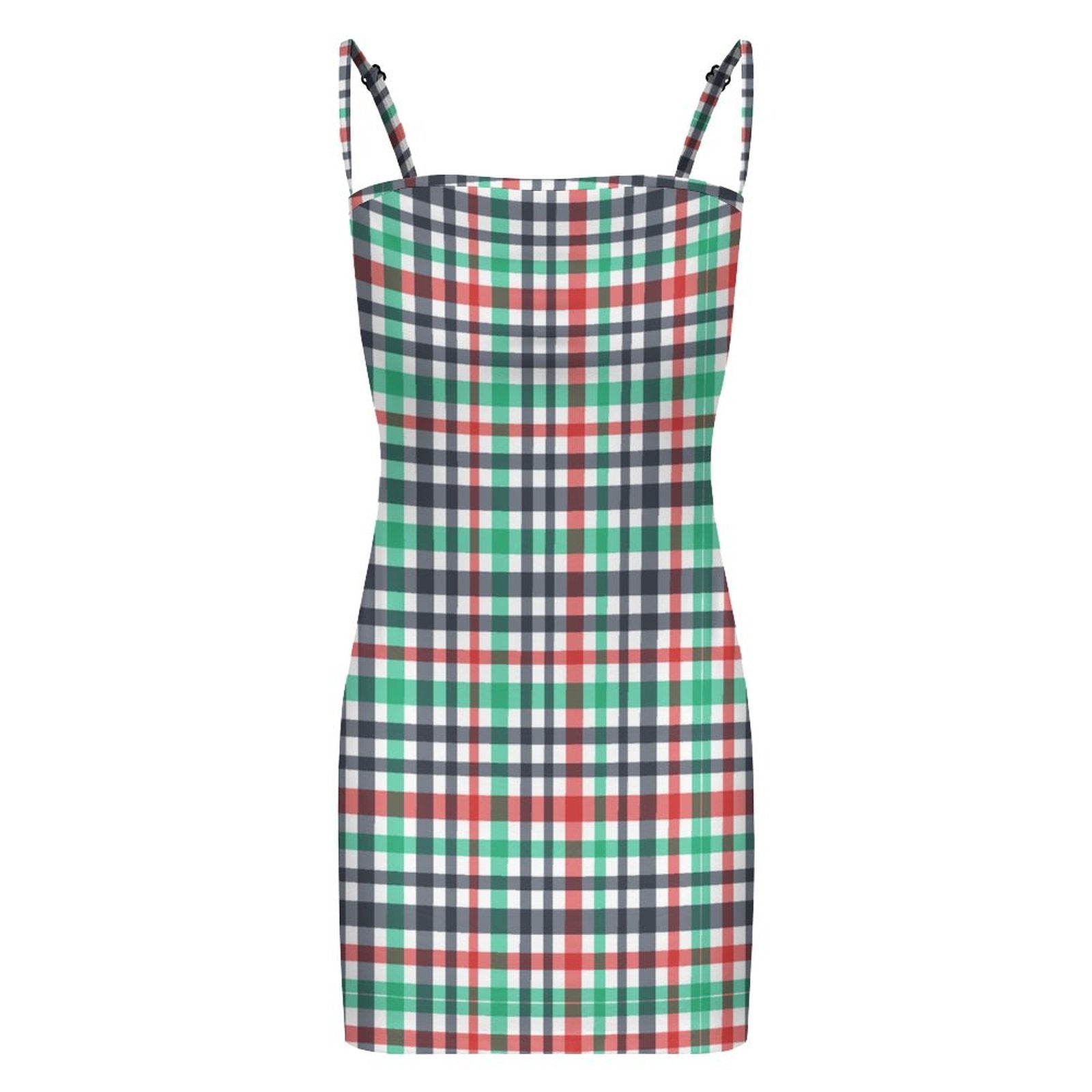 Slim Fit Spaghetti Strap Dress for Women(All-Over Printing)