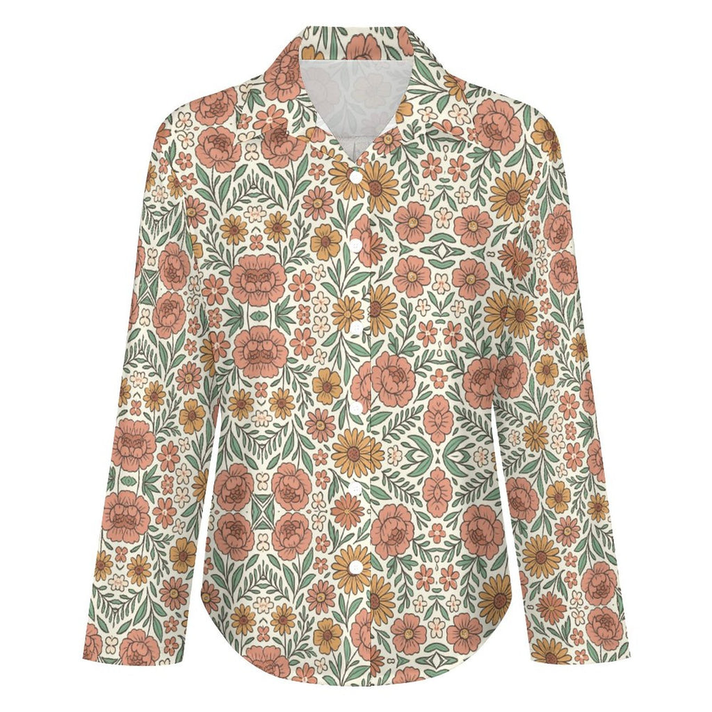 Asymmetrical Hem Shirt B648(All-Over Printing)