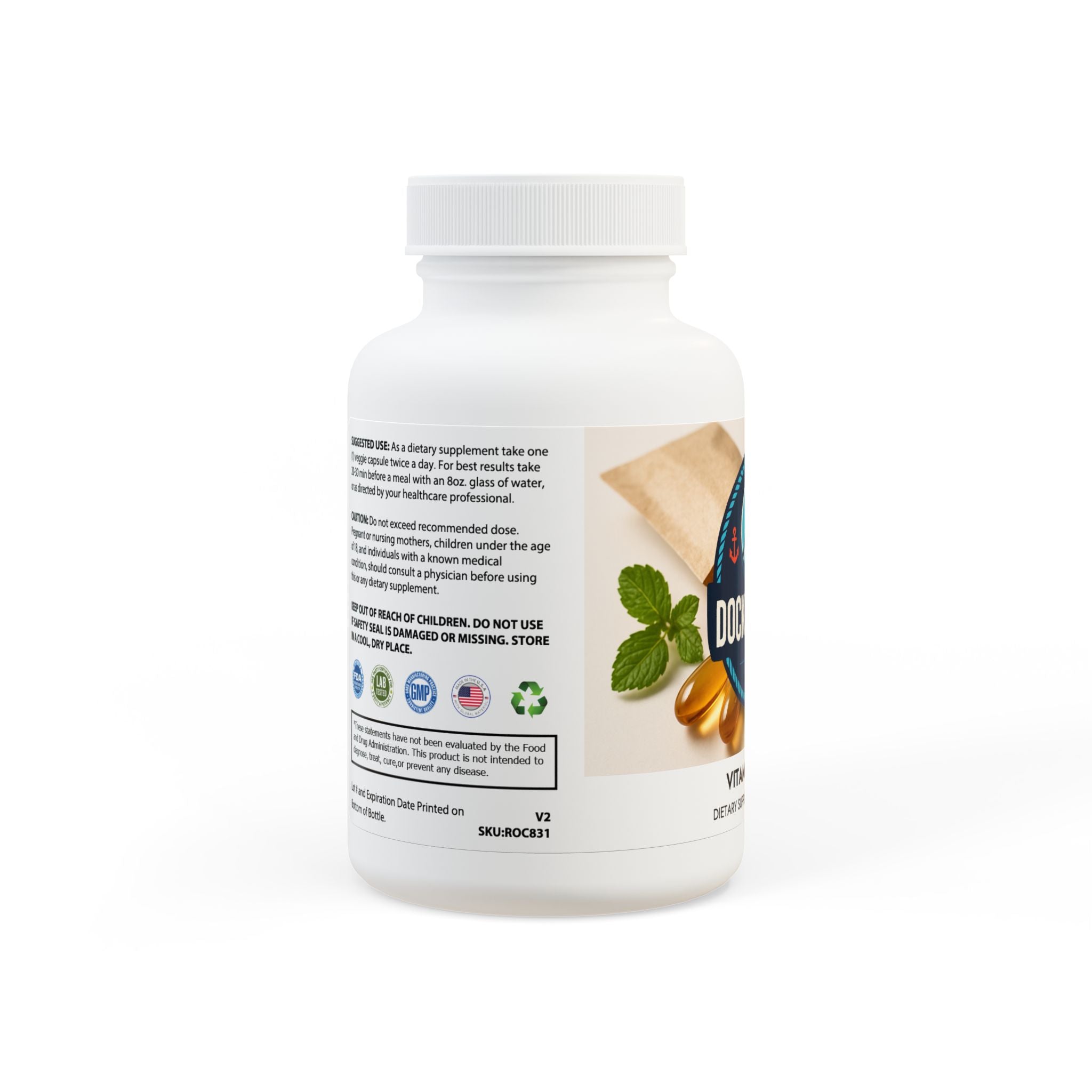Vitamin K2 + D3 Supplement (60 Capsules)