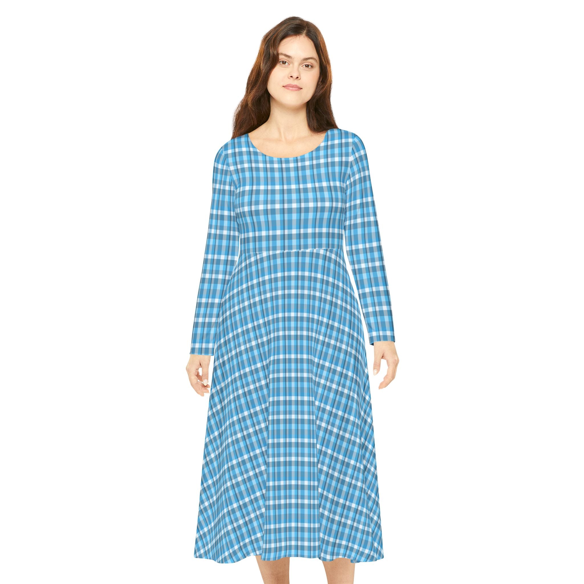 Women's Long Sleeve Dance Dress (AOP)