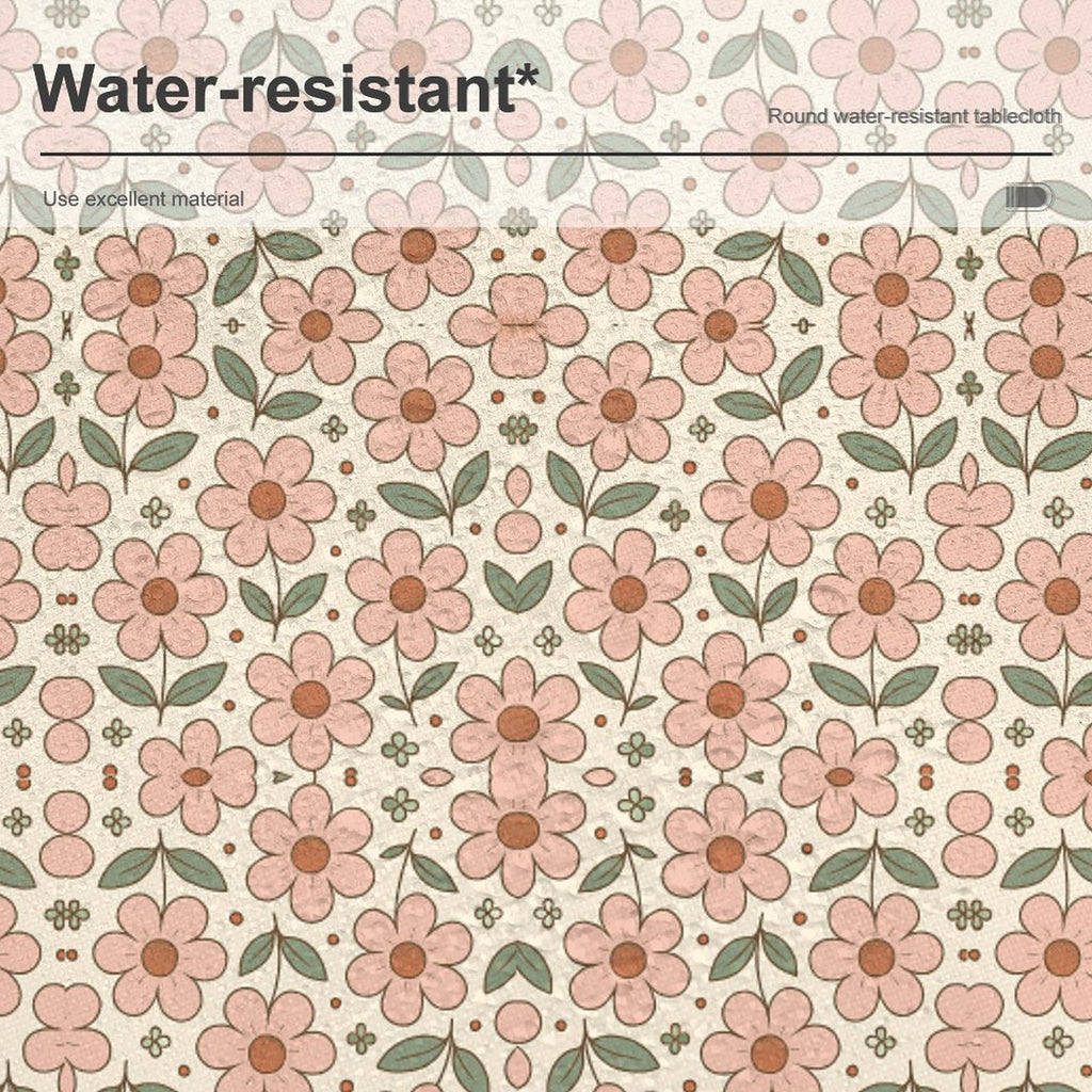 Round Tablecloth on Round Table