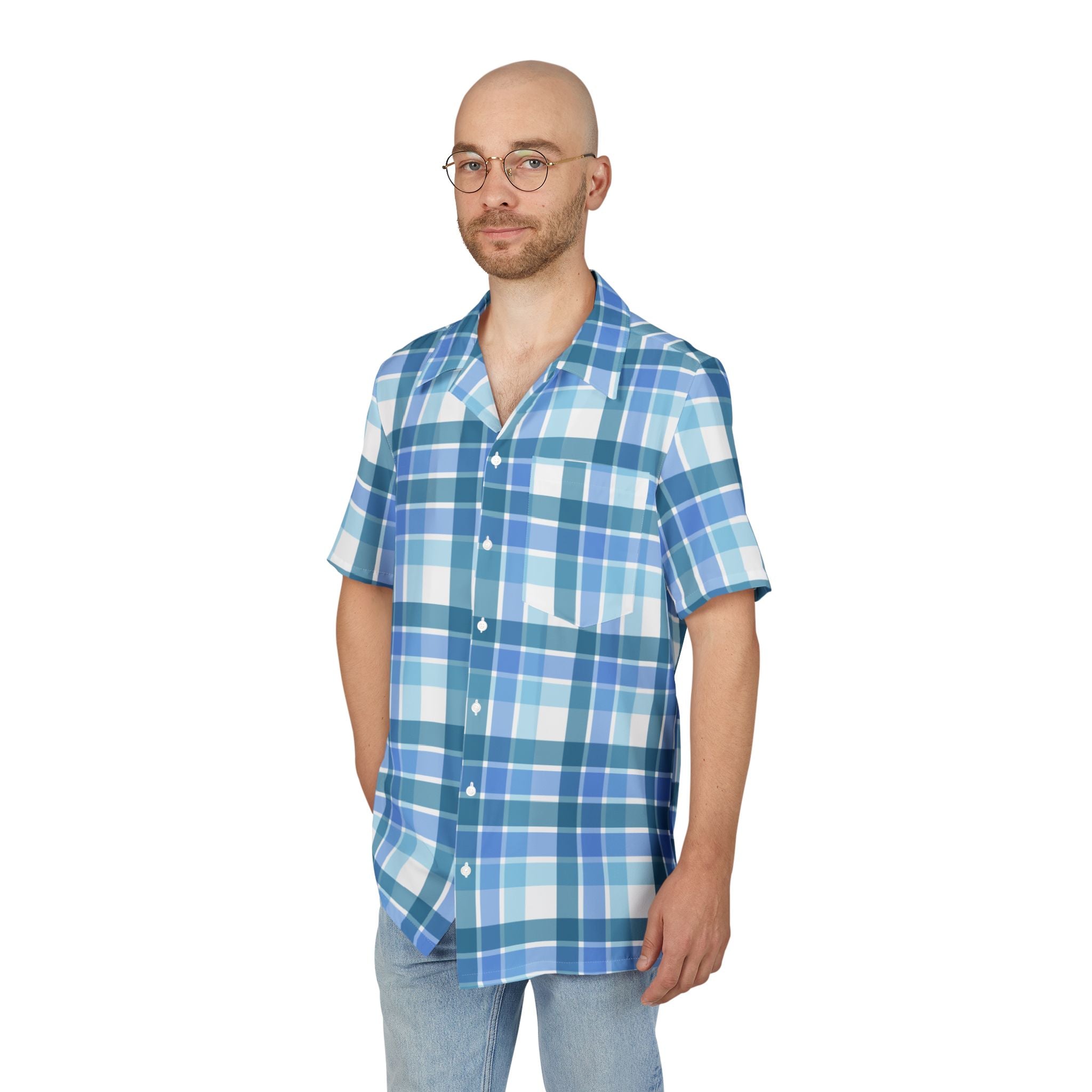 Unisex Hawaiian Button-Down Shirt (AOP)
