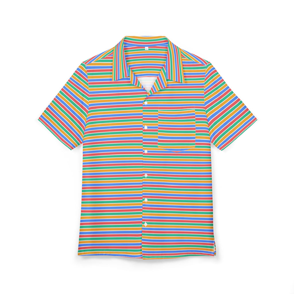 Vibrant Unisex Hawaiian Shirt, Tropical Beachwear, Summer Parties, Vacation Outfit, Casual Button-Down