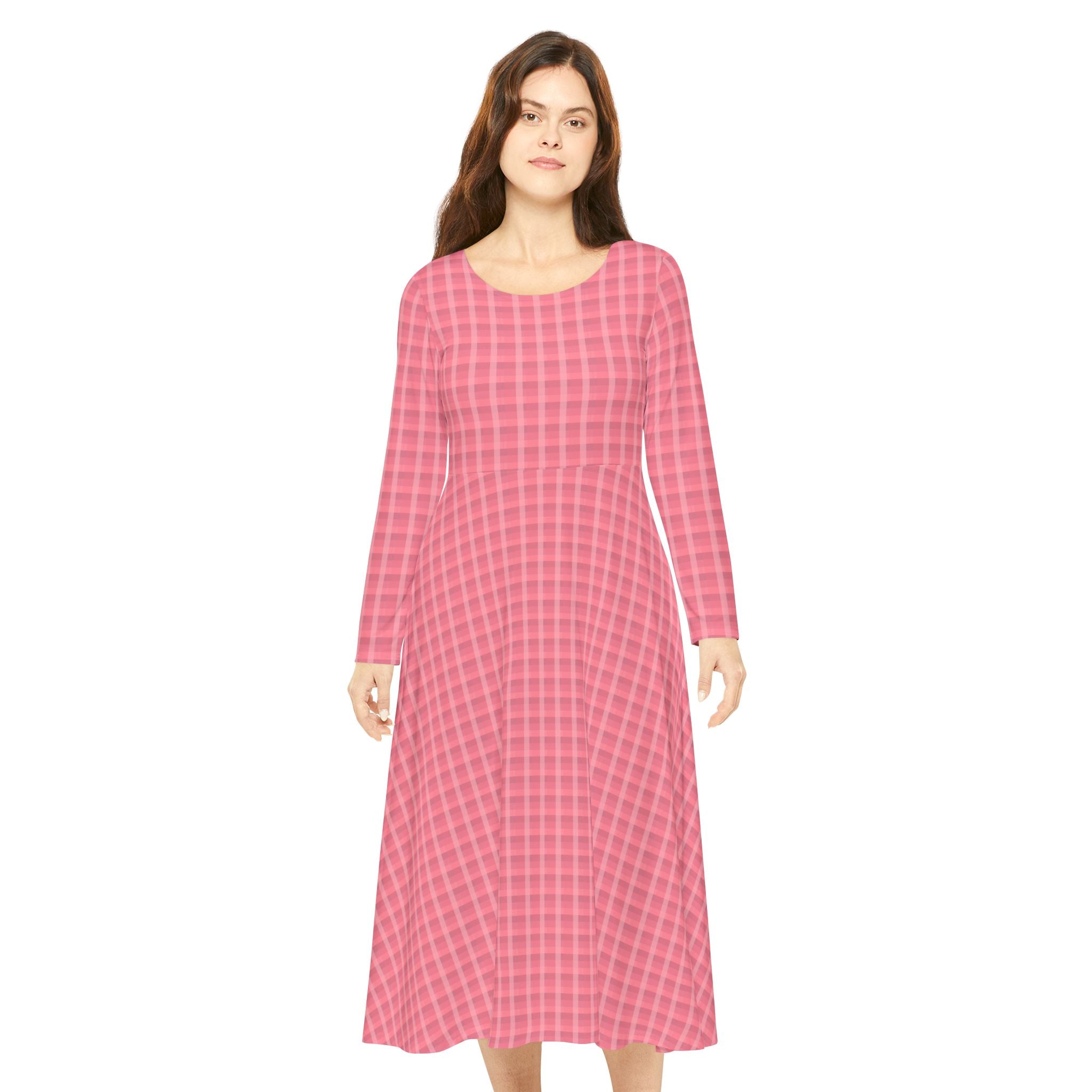 Women's Long Sleeve Dance Dress (AOP)