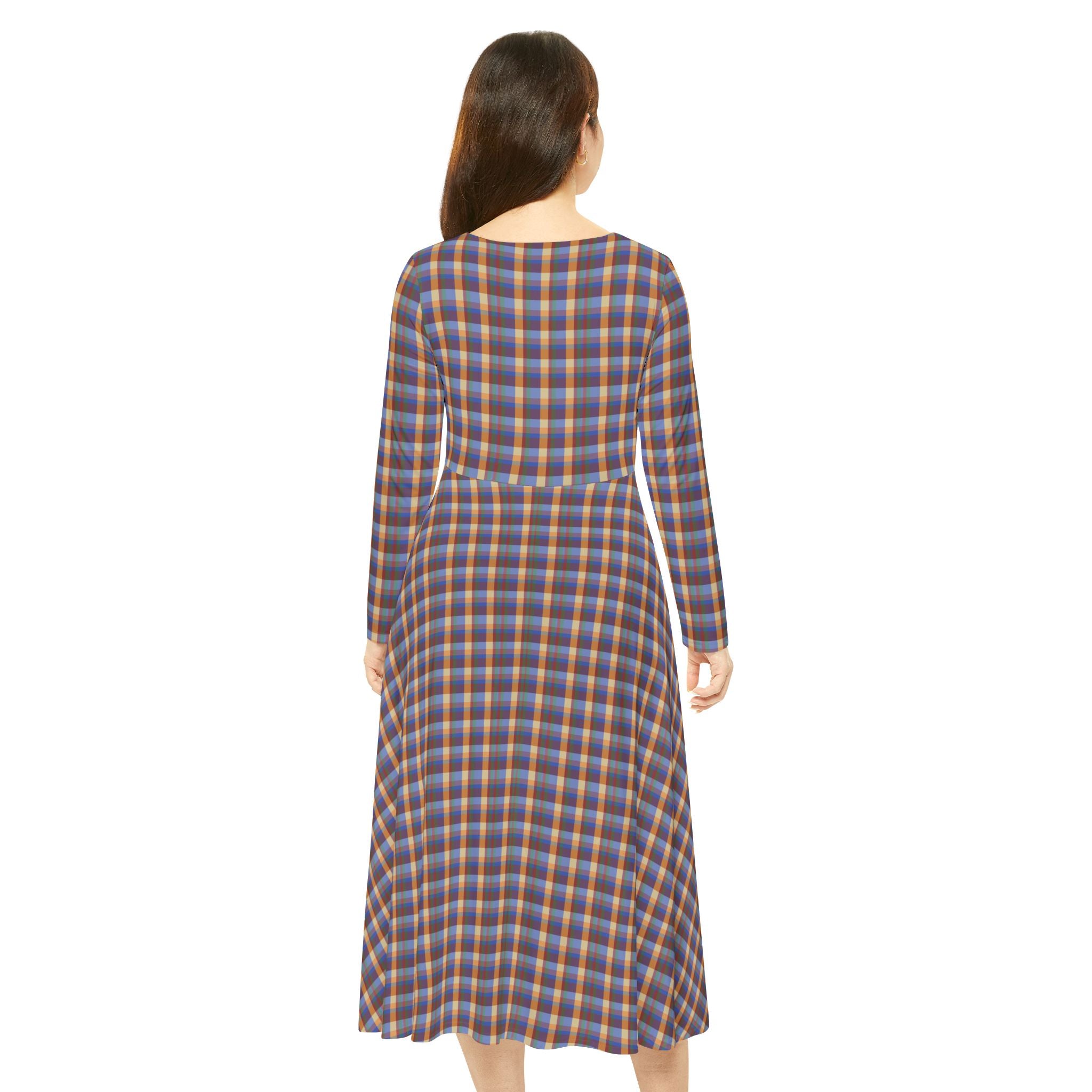Women's Long Sleeve Dance Dress (AOP)