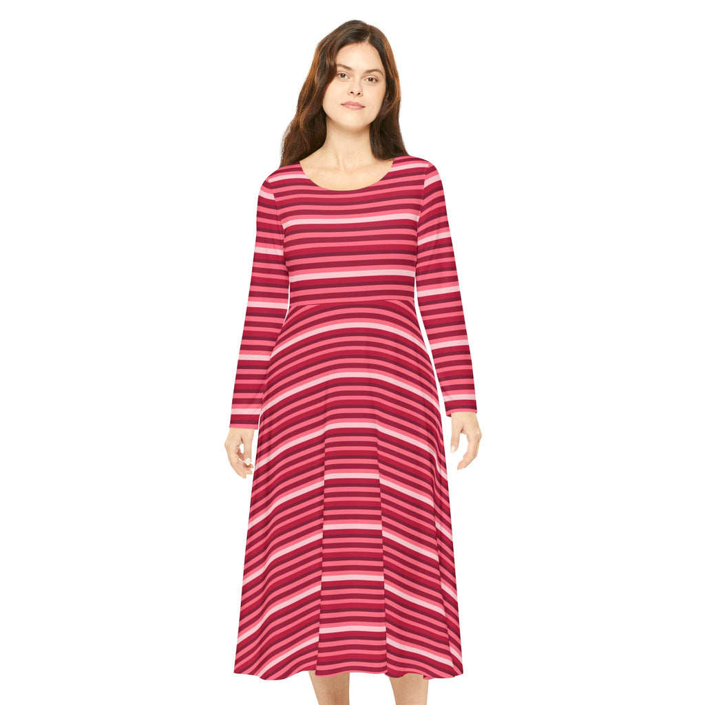 Women's Long Sleeve Dance Dress (AOP)