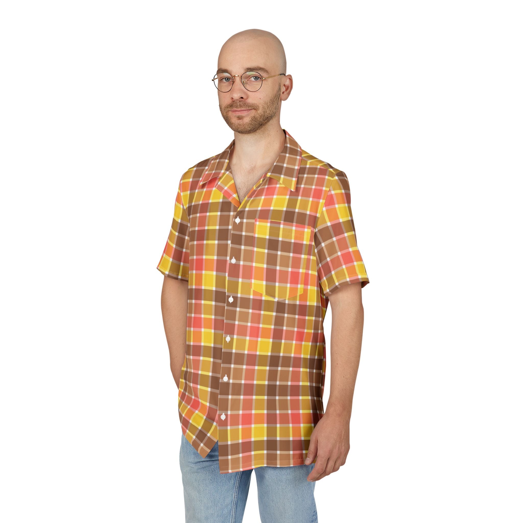 Unisex Hawaiian Button-Down Shirt (AOP)