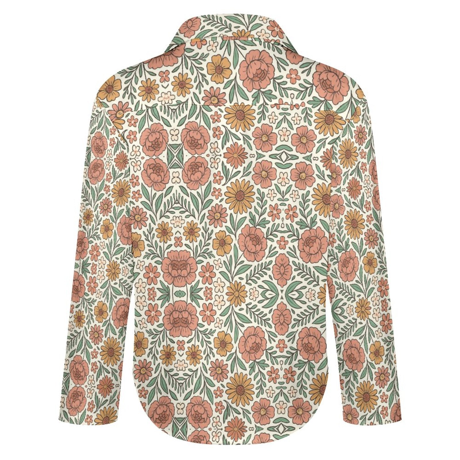 Asymmetrical Hem Shirt B648(All-Over Printing)