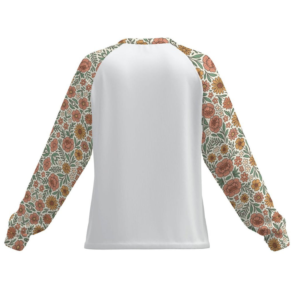 Long-Sleeve Raglan T-Shirt for Women(All-Over Printing)
