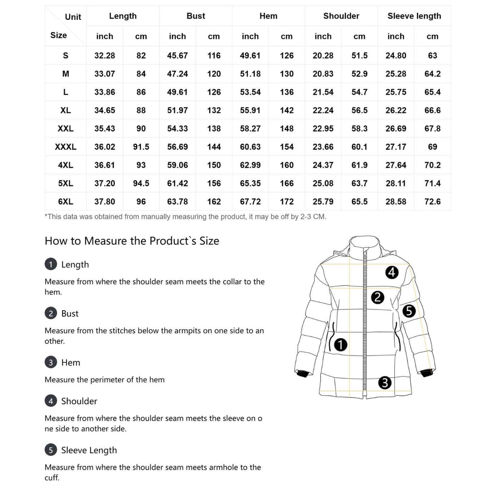 Winter Quilted Long-Sleeve Hooded Outerwear(All-Over Printing)