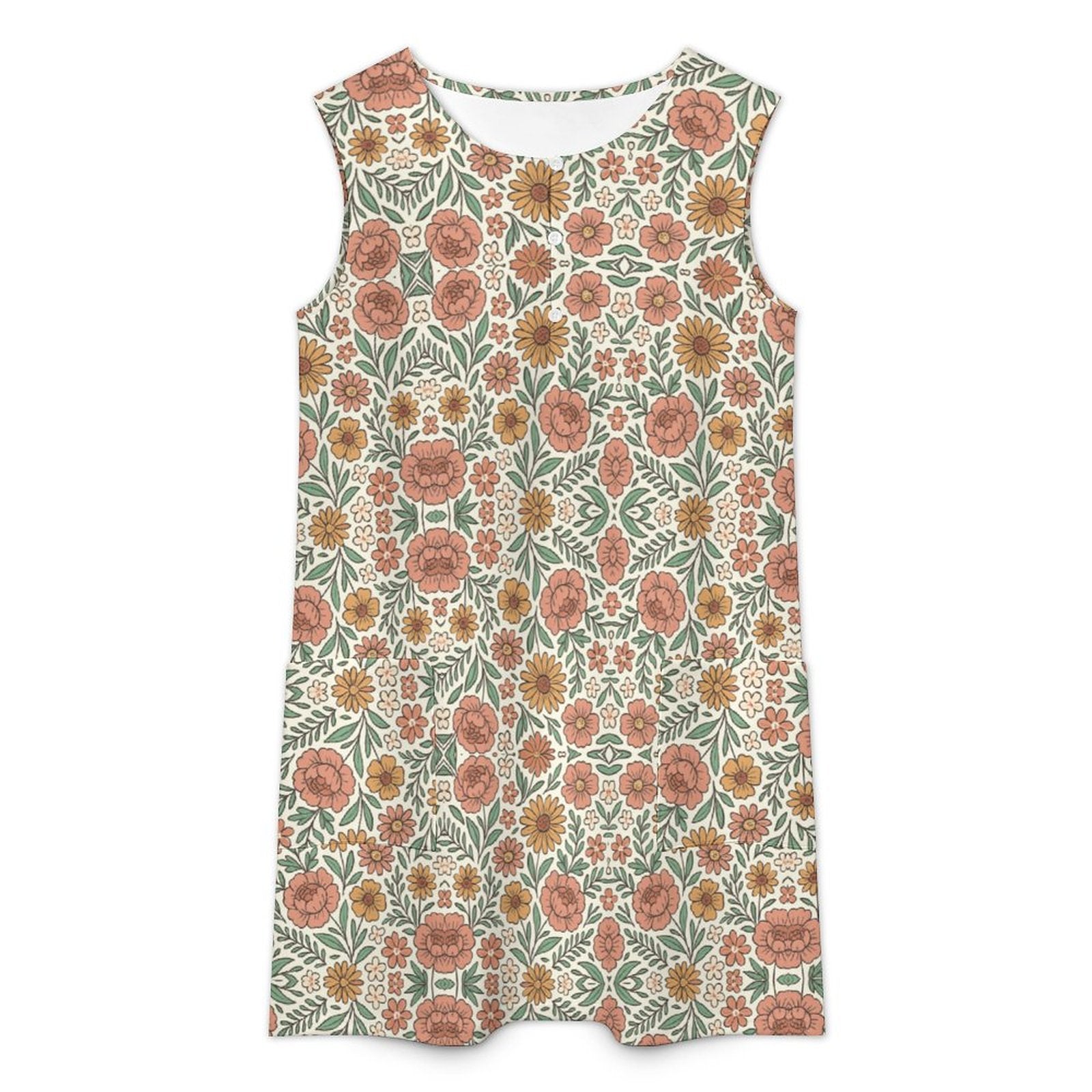 250gsm Tank Top Pocket Dress(All-Over Printing)