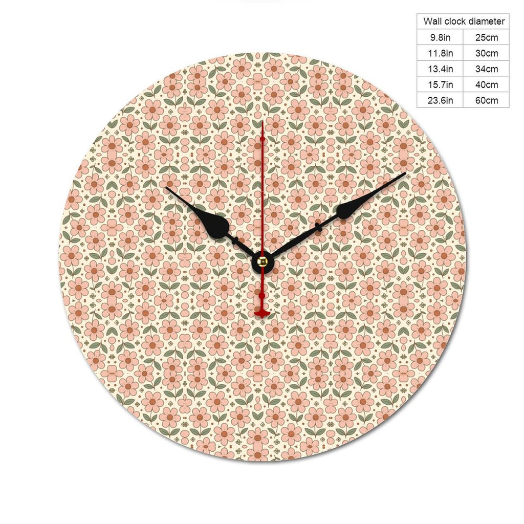 Wooden Wall Clock without Scale