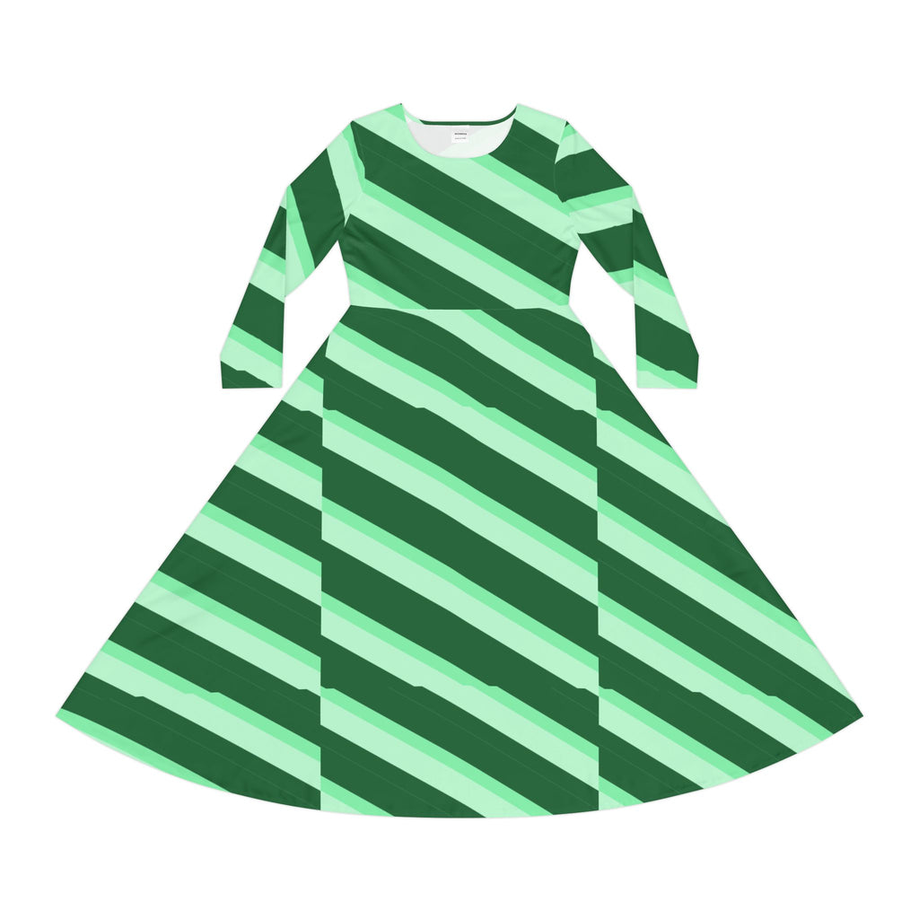 Chic Long Sleeve Dance Dress, Stylish Party Dress, Elegant Evening Gown, Comfortable Dance Attire, Trendy Outfit for Performances