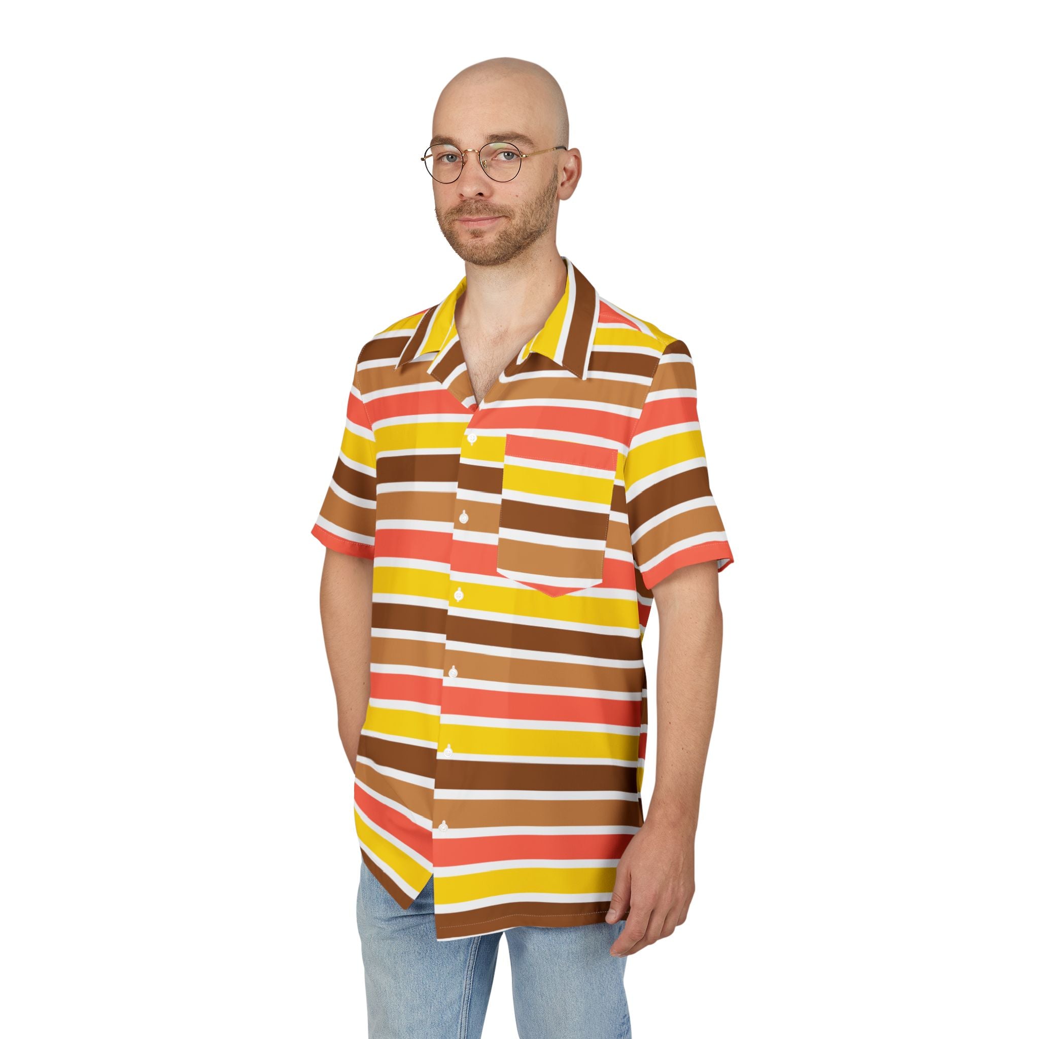 Unisex Hawaiian Button-Down Shirt (AOP)