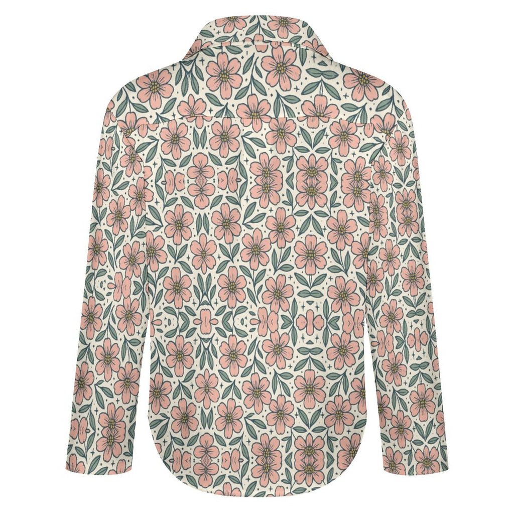 Asymmetrical Hem Shirt B648(All-Over Printing)