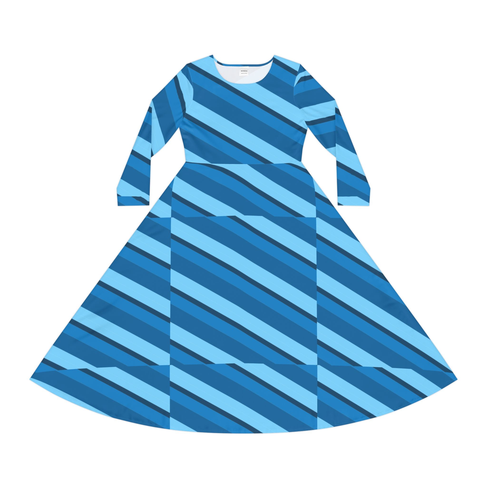 Chic Women's Dance Dress, Stylish Long Sleeve Dress, Party Dress, Perfect for Dance Events, Women's Fashion Statement