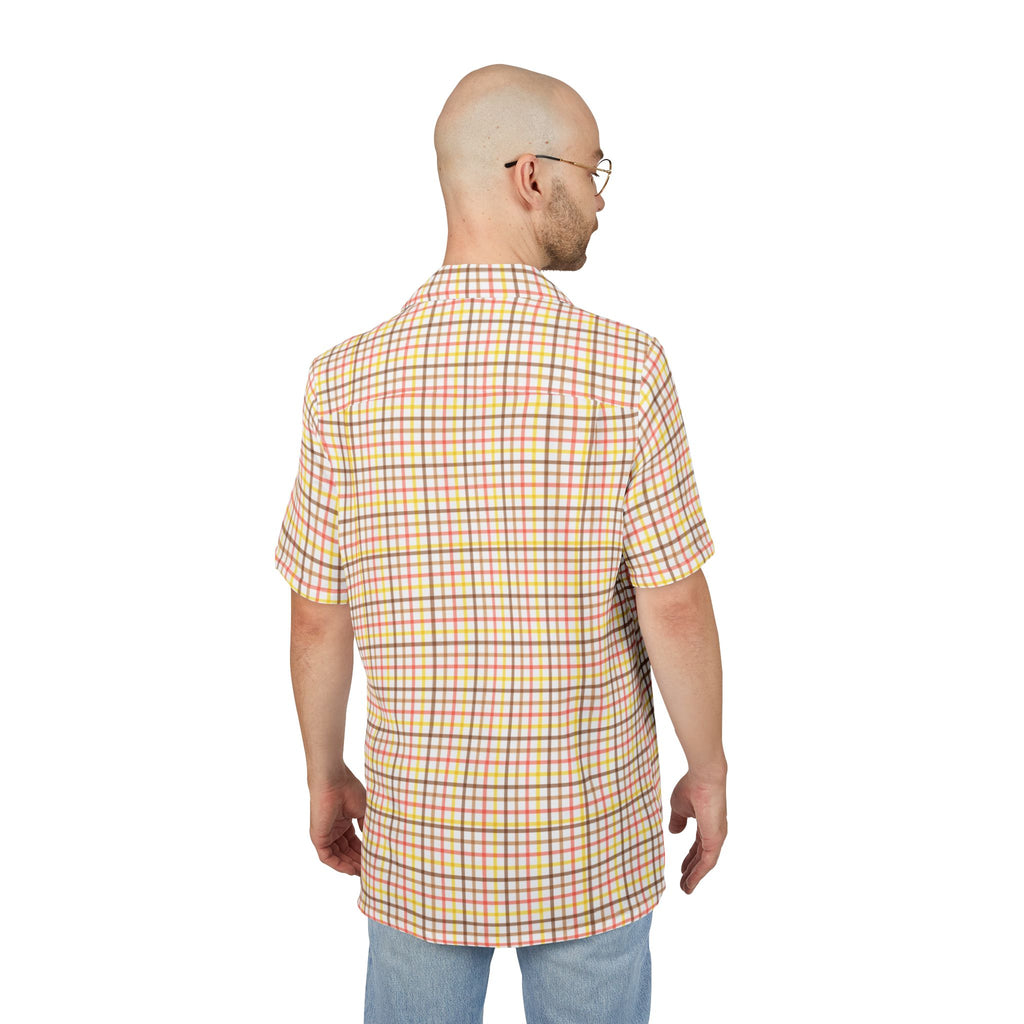 Tropical Print Shirt, Unisex Hawaiian Button-Down, Summer Vacation Top, Beach Attire, Casual Wear, Luau Outfit