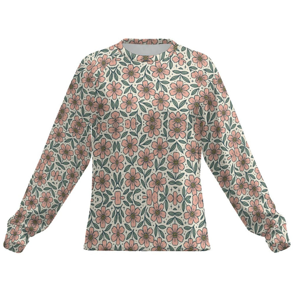 Long-Sleeve Raglan T-Shirt for Women(All-Over Printing)