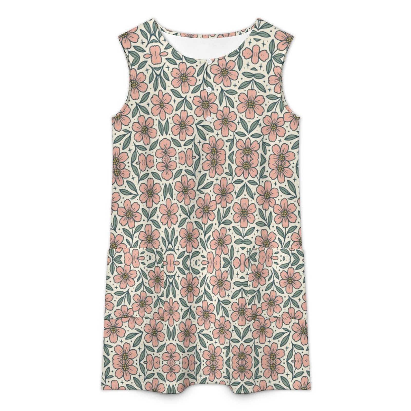 250gsm Tank Top Pocket Dress(All-Over Printing)