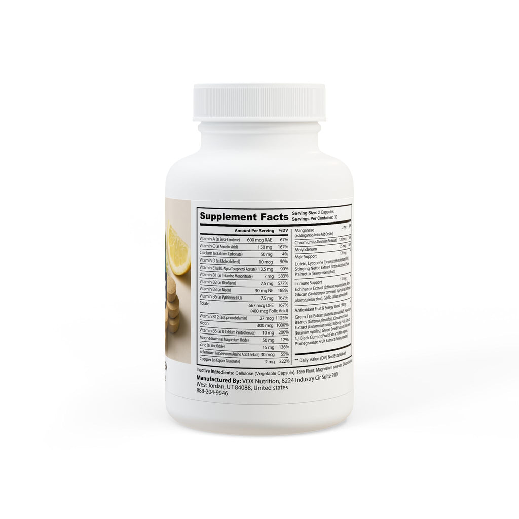 Multivitamin for Men Supplement (60 Capsules)