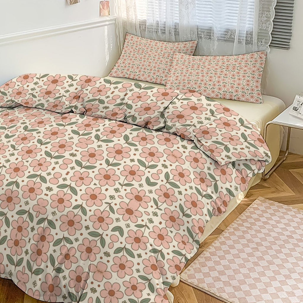 3-Piece Bedding Set-90"x90"/ 229x229cm (Dual-sided Printing)