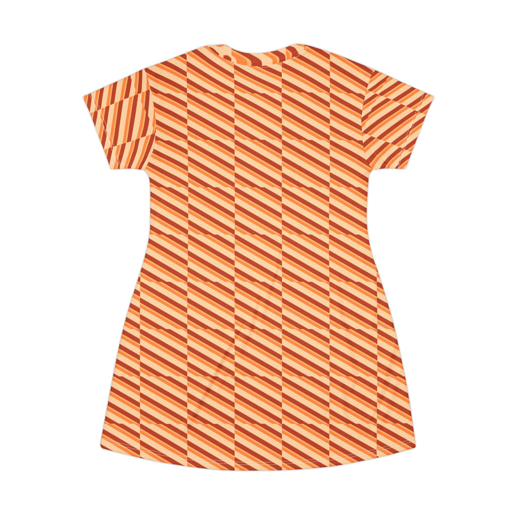 Chic Striped T-Shirt Dress, Boho Style Dress, Summer Outfit, Casual Fashion, Festival Wear, Gift for Her