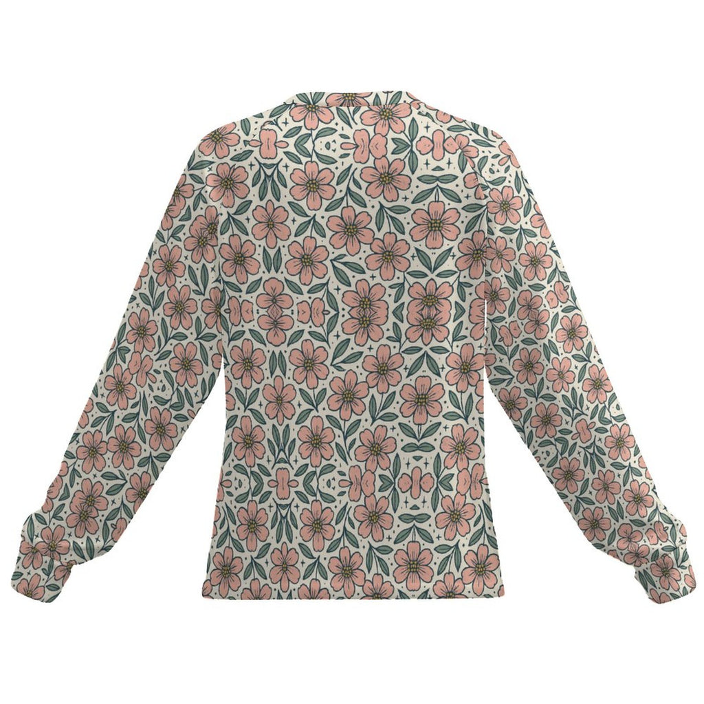 Long-Sleeve Raglan T-Shirt for Women(All-Over Printing)