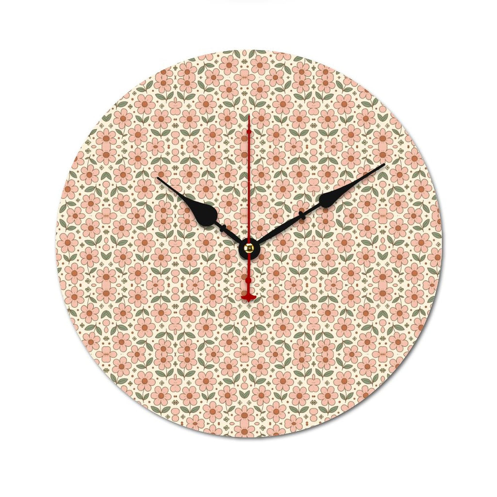 Wooden Wall Clock without Scale