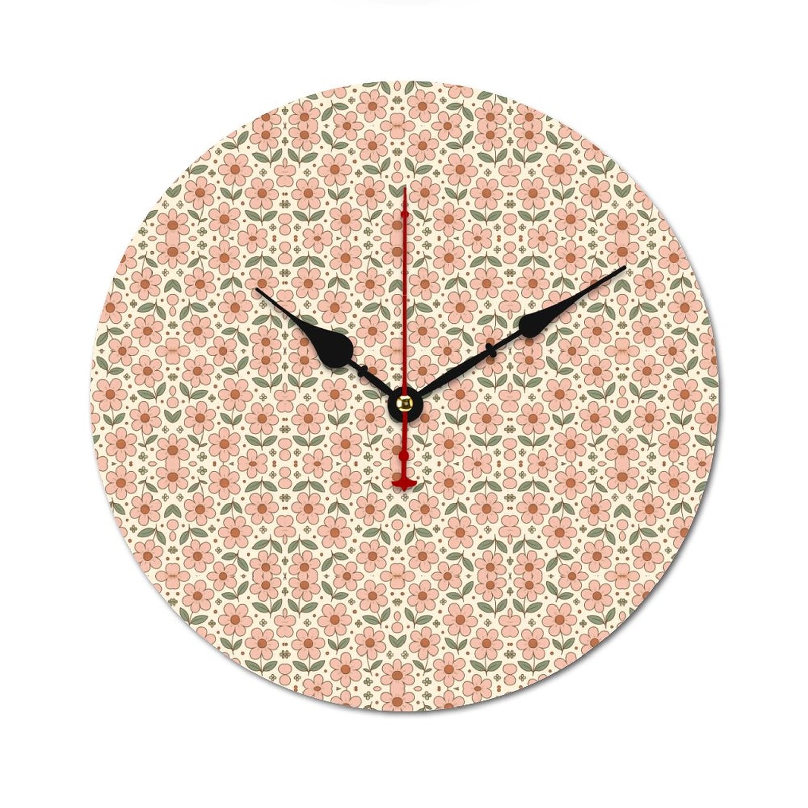 Wooden Wall Clock without Scale