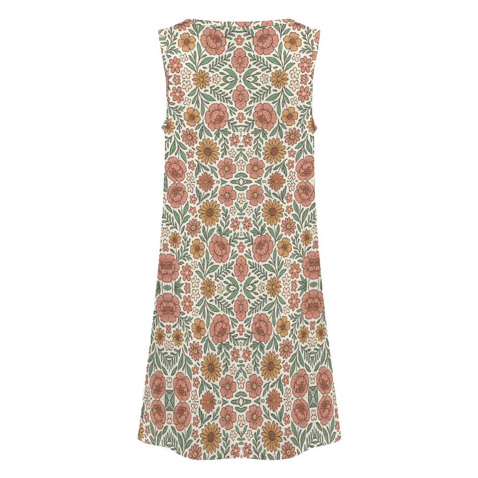 180gsm Sleeveless Dress for Women(All-Over Printing)