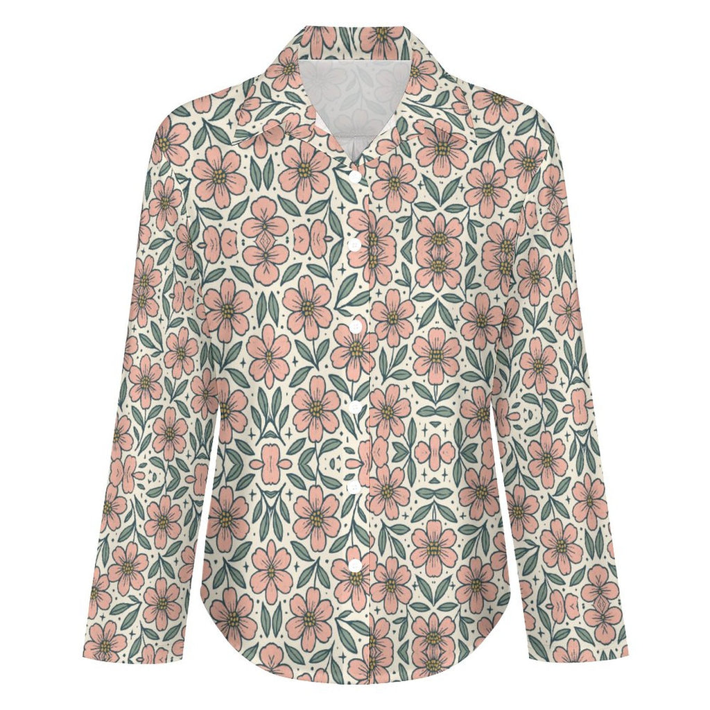 Asymmetrical Hem Shirt B648(All-Over Printing)