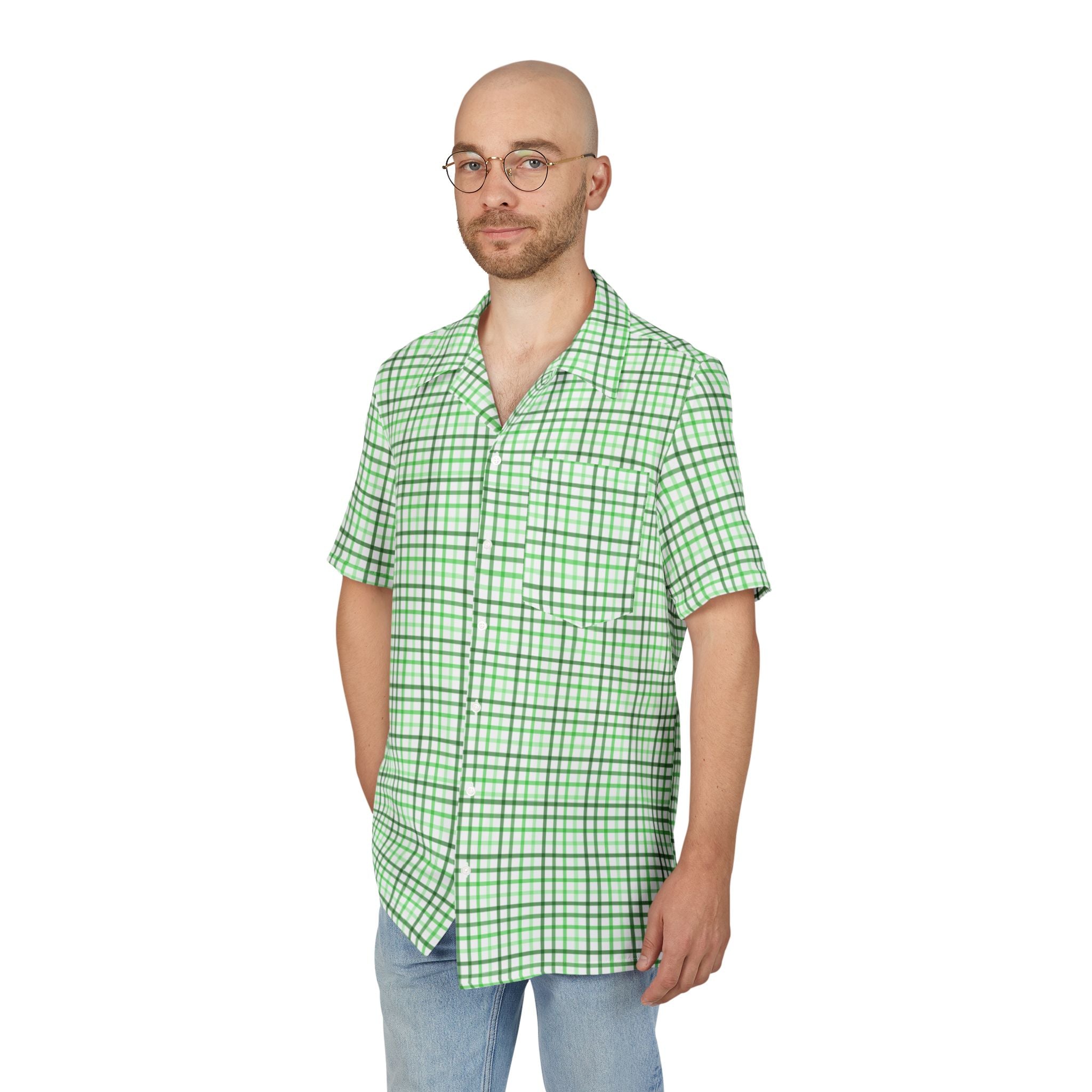 Unisex Hawaiian Button-Down Shirt (AOP)