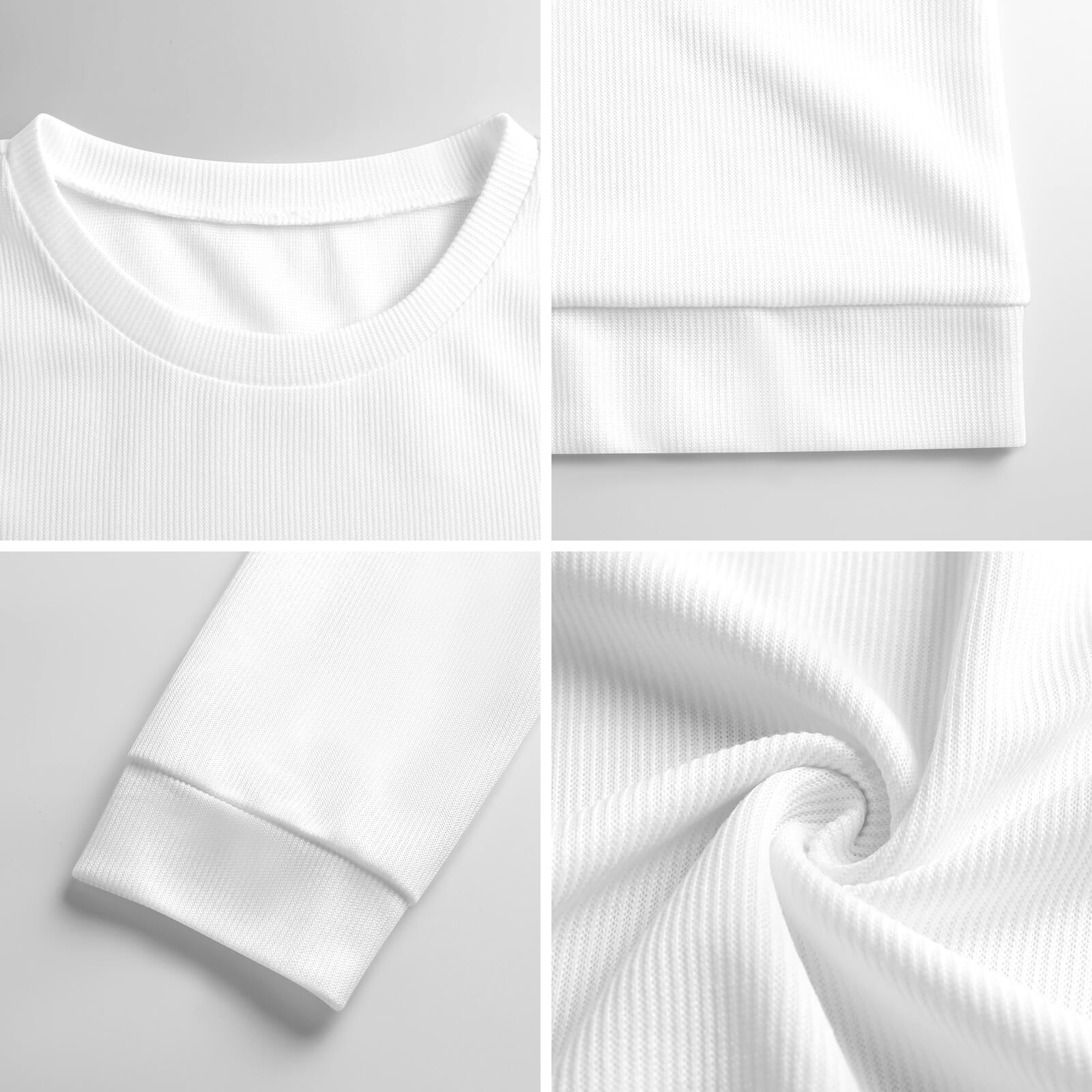 300gsm Women's Long Sleeve Sweater Dress(All-Over Printing)