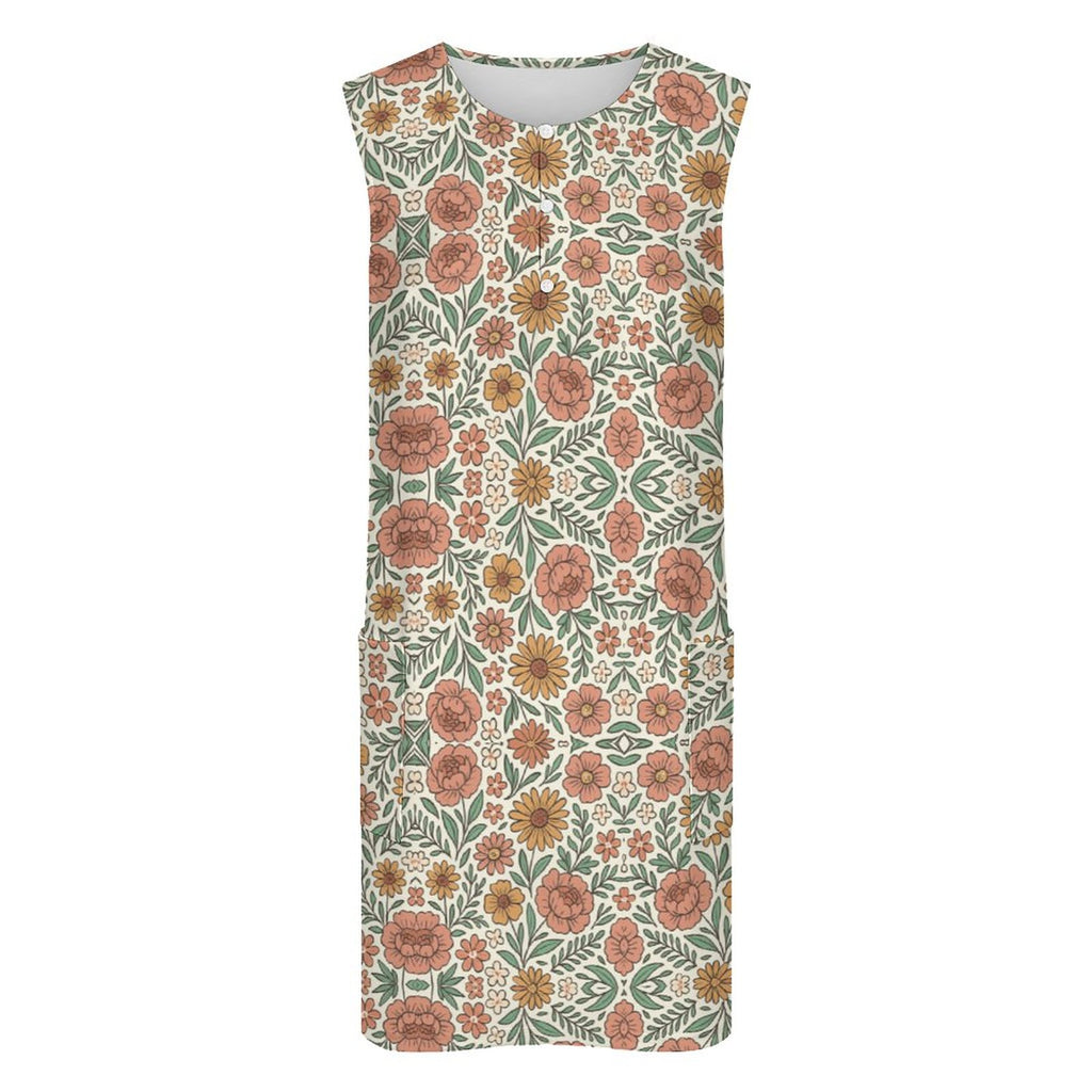 250gsm Tank Top Pocket Dress(All-Over Printing)