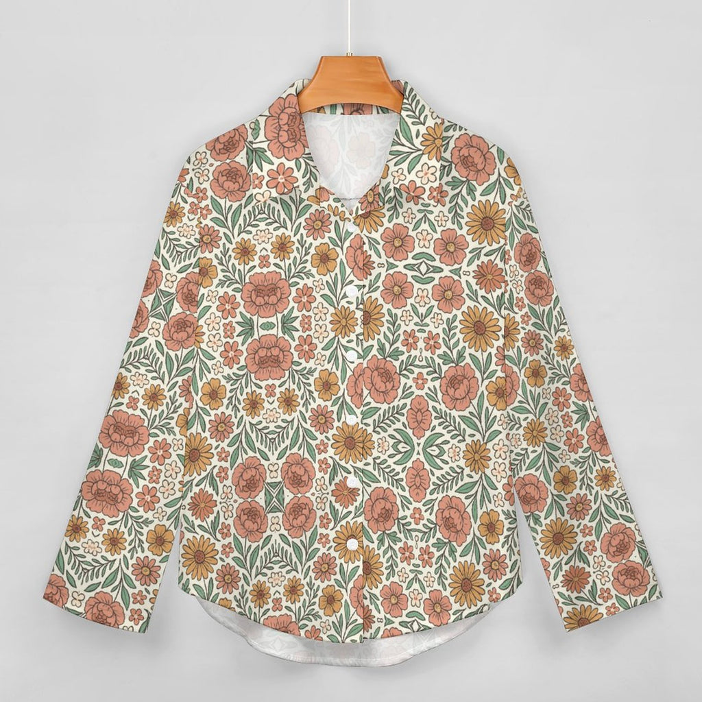 Asymmetrical Hem Shirt B648(All-Over Printing)