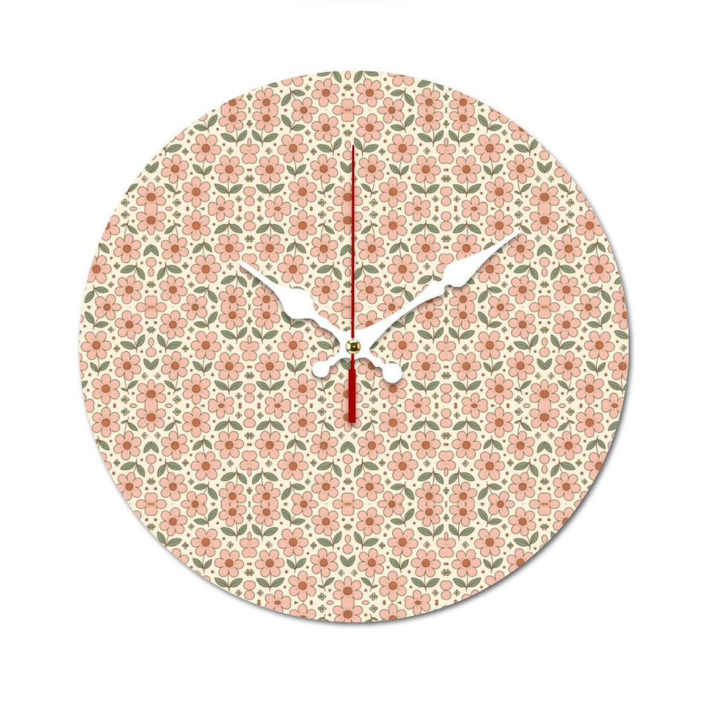 Wooden Wall Clock without Scale