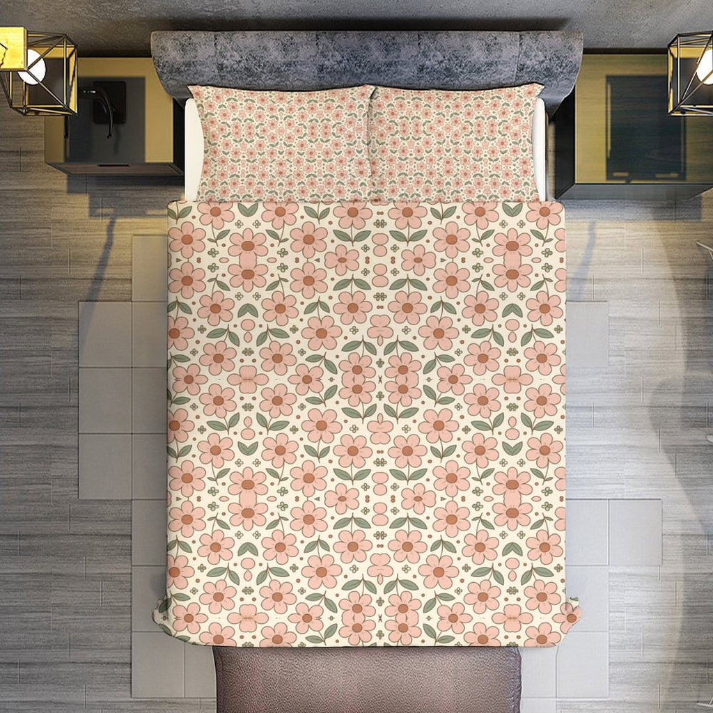 3-Piece Bedding Set-86"×70"/ 218×177cm (Dual-sidede Printing)