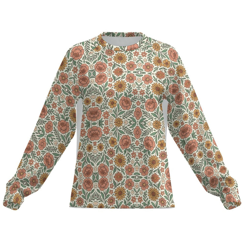 Long-Sleeve Raglan T-Shirt for Women(All-Over Printing)