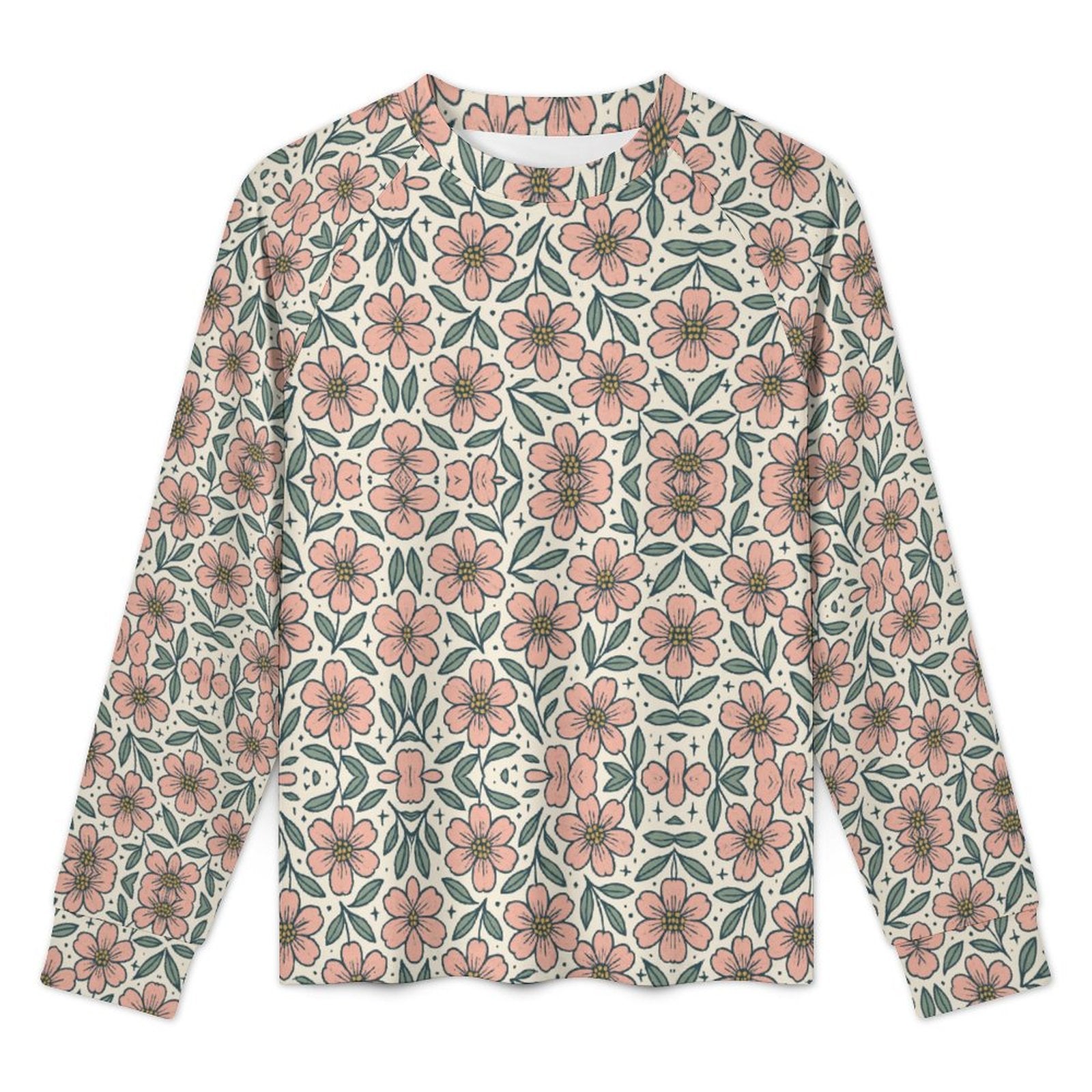 Long-Sleeve Raglan T-Shirt for Women(All-Over Printing)