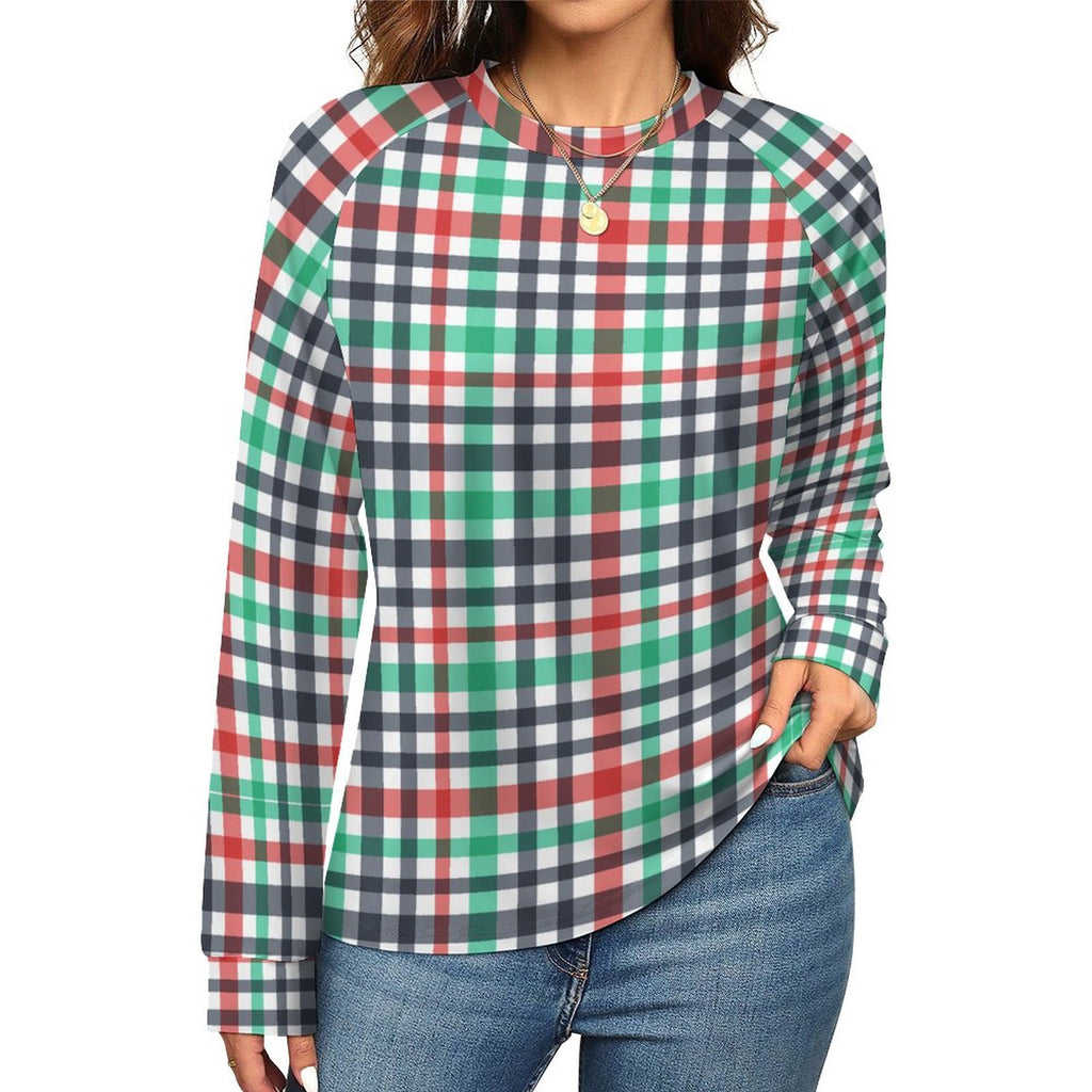 Long-Sleeve Raglan T-Shirt for Women(All-Over Printing)