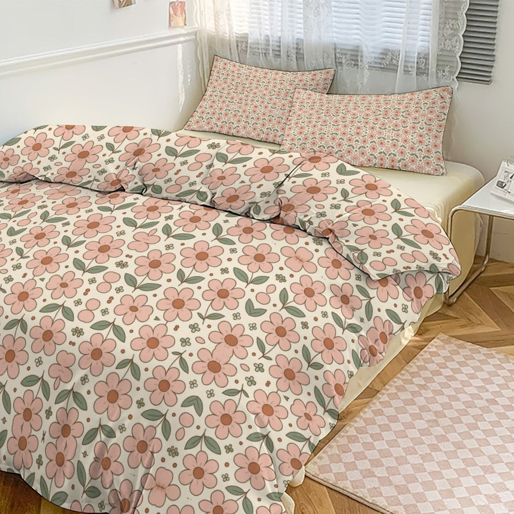 3-Piece Bedding Set-102"x90"/ 259x229cm (Dual-sided Printing)