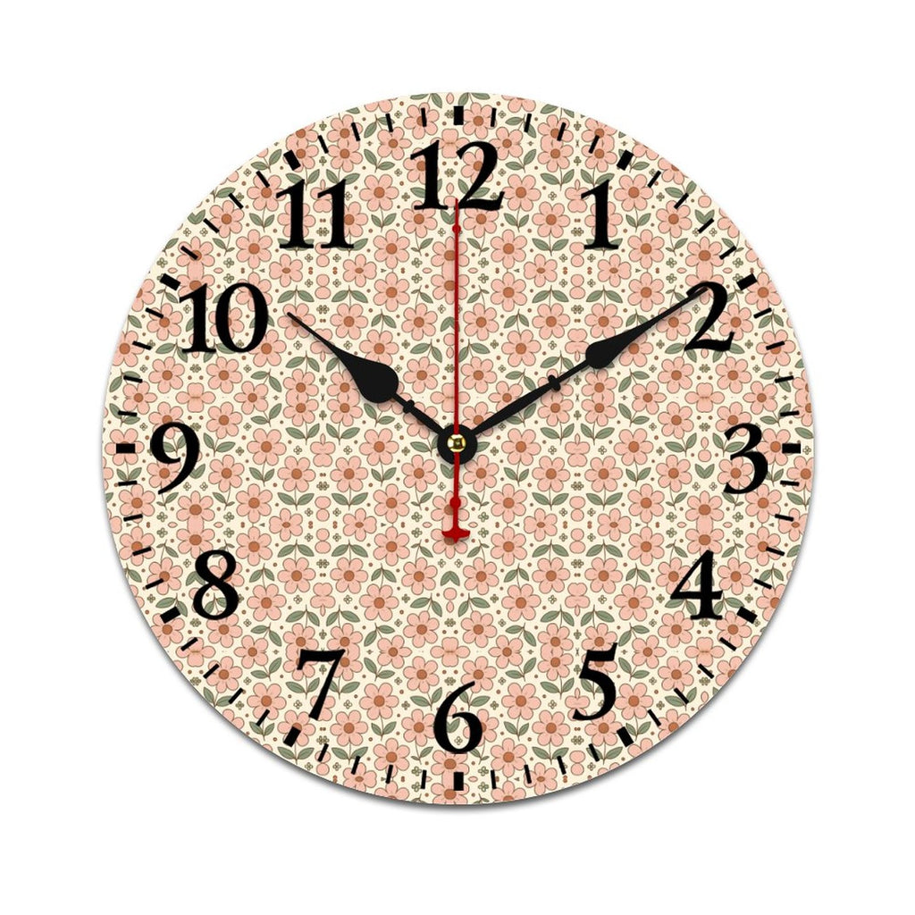 Wooden Wall Clock-9.84"x9.84"/ 25x25cm
