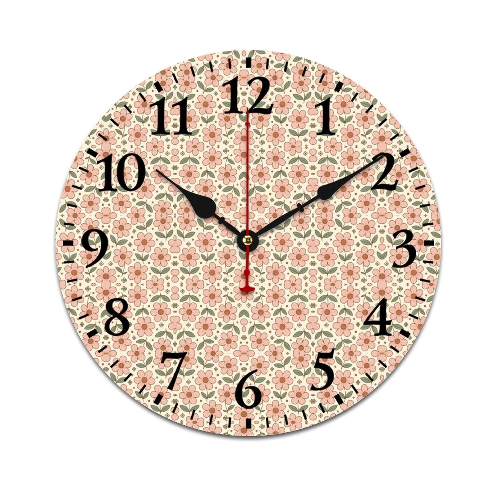 Wooden Wall Clock-9.84"x9.84"/ 25x25cm